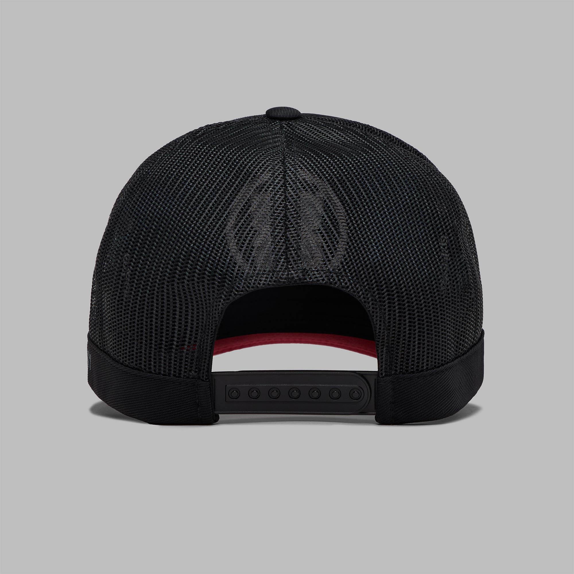 G/FORE Soutache Tall Stretch Twill Trucker Cap Onyx